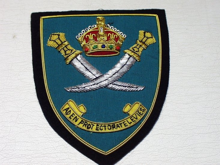 Aden Protectorate Levies blazer badge - Click Image to Close