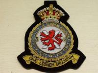 602 City of Glasgow Sqdn Royal Aux A Force KC wire blazer badge