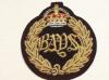 Queen's Bays (2nd Dragoon Guards) Kings Crown blazer badge 12