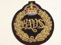 Queen's Bays (2nd Dragoon Guards) Kings Crown blazer badge 12
