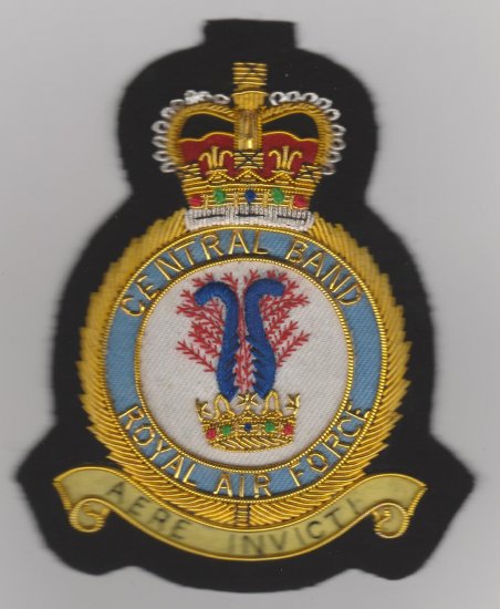 RAF Central Band blazer badge - Click Image to Close