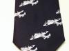 Halifax Bomber motif polyester tie