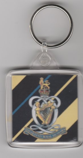 Queen's Royal Hussars key ring - Click Image to Close