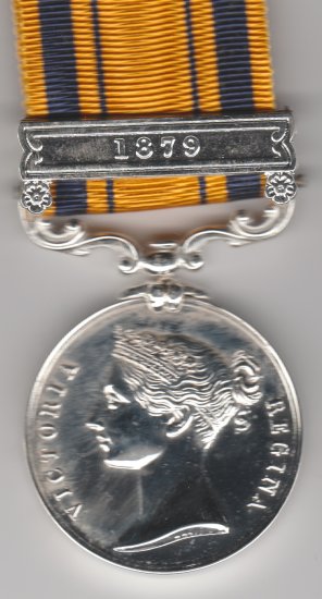 South Africa (Zulu) bar 1879 full size copy medal - Click Image to Close