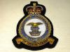 RAF Station Alcolnbury wire blazer badge