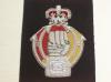 Royal Armoured Corps Queens crown blazer badge