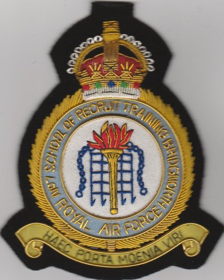 no 7 School of Recruit Training KC Bridgnorth blazer badge - Click Image to Close