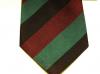 Queen's Lancashire Regiment polyester stripe tie