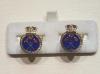 HMS Illustrious enamelled cufflinks