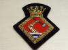 HMS Fisgard blazer badge