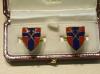 British Forces in Germany enamelled cufflinks
