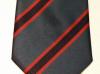 The Rifles polyester striped tie