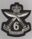 6th Queen Elizabeth's Own Gurkha Rifles blazer badge