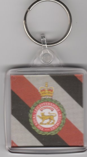 Royal Leicestershire Regiment key ring - Click Image to Close