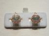 Queens Royal Irish Hussars enamelled cufflinks