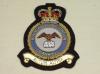 RAF Station Cranwell blazer badge