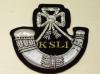 Kings Shropshire Light Infantry blazer badge