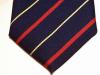 Gloucestershire Regiment polyester striped tie