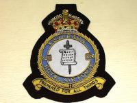 296 Squadron RAF KC wire blazer badge