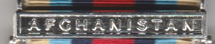 Afghanistan full size medal bar - Click Image to Close