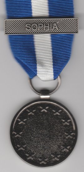 EU ESDP bar Sophia Planning and Support full size medal - Click Image to Close