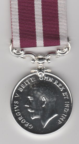Meritorious Service George V coinage head full size copy medal - Click Image to Close