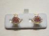 4th Queen's Own Hussars enamelled cufflinks