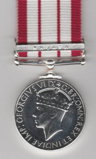 Naval General Service George VI bar Malaya full size copy medal - Click Image to Close
