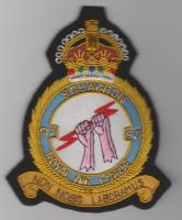 517 Squadron Royal Air Force King's Crown wire blazer badge