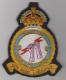 517 Squadron Royal Air Force King's Crown wire blazer badge