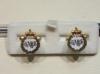 Queens BAYS enamelled Cufflinks