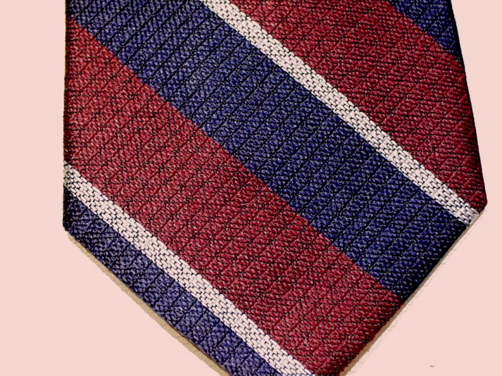 RAF non crease silk stripe tie - Click Image to Close