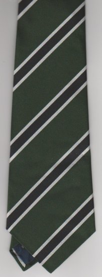 Queen's Own Highlanders silk striped tie - Click Image to Close