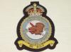 229 Squadron RAF Kings crown blazer badge