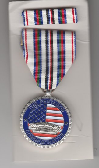 The Pentagon 2001 medal - Click Image to Close