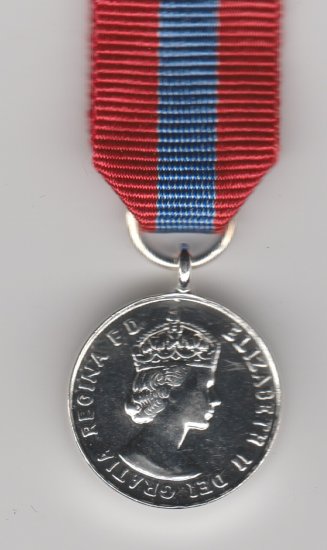 Imperial Service Medal Elizabeth II full size copy medal - Click Image to Close