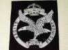 The Glider Pilot Regiment Kings Crown blazer badge