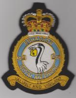 543 Squadron Queen's Crown Royal Air Force blazer badge