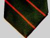 Durham Light Infantry polyester striped tie