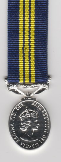 Army Emergency Reserve Medal miniature medal - Click Image to Close