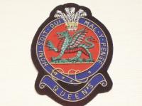 The Queen's Regiment blazer badge