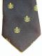 Royal Engineers polyester crested tie on navy