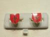 45 Commando enamelled cufflinks