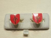 45 Commando enamelled cufflinks