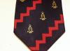 Royal Horse Artillery silk crested tie