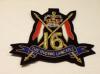 16th/5th Lancers blazer badge