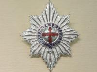 Coldstream Guards pugaree enamelled helmet plate 23
