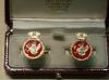 HMS Protector enamelled cufflinks