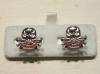 Queens Royal Lancers enamelled cufflinks