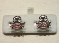 Queens Royal Lancers enamelled cufflinks